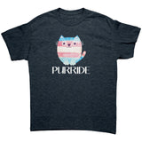Purride Pride Trans Kitty Cat Unisex T-Shirt