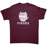 Purride Pride Trans Kitty Cat Unisex T-Shirt