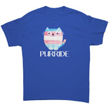Purride Pride Trans Kitty Cat Unisex T-Shirt
