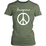 IMAGINE PEACE Women's Short Sleeve T-Shirt - J & S Graphics