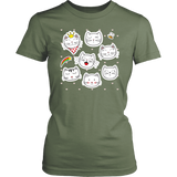 FUNNY CAT FACES Women's T-Shirt - J & S Graphics