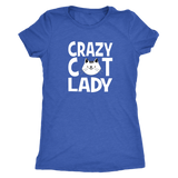 Crazy Cat Lady Women's Triblend T-Shirt - J & S Graphics