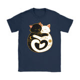 Day and Night Hugging CATS Women's T-Shirt