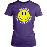ANTI-BULLYING T-Shirt Retro BE KIND, YOU CAN'T REWIND Women's T-Shirt, #antibullying - J & S Graphics