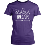 MAMA BEAR Design Women's Short Sleeve T-Shirt - J & S Graphics