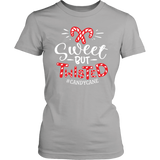 SWEET but TWISTED Candy Cane Women's T-Shirt - J & S Graphics