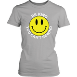 ANTI-BULLYING T-Shirt Retro BE KIND, YOU CAN'T REWIND Women's T-Shirt, #antibullying - J & S Graphics