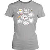 FUNNY CAT FACES Women's T-Shirt - J & S Graphics