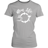 MOM LIFE, Coffee, Repeat Women's T-Shirt - J & S Graphics