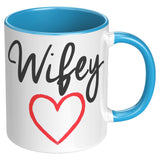 Wifey Color Accent 11oz Ceramic Coffee Mug