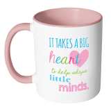 Teacher Appreciation Gift Color Accent Coffee Mug - J & S Graphics