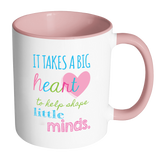 Teacher Appreciation Gift Color Accent Coffee Mug - J & S Graphics