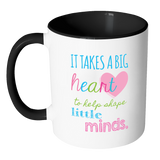 Teacher Appreciation Gift Color Accent Coffee Mug - J & S Graphics