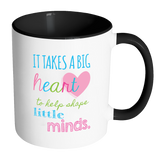 Teacher Appreciation Gift Color Accent Coffee Mug - J & S Graphics