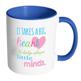 Teacher Appreciation Gift Color Accent Coffee Mug - J & S Graphics