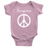 IMAGINE PEACE Baby Snap Bodysuit - J & S Graphics