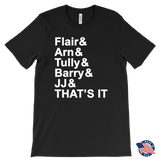 Greatest 4 Horsemen Name List T-Shirts - J & S Graphics