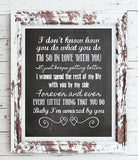 AMAZED Lonestar Song Lyric Quote Digital Faux Chalkboard Design Typography Art Print - No Frame - J & S Graphics