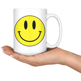 SMILEY Face COFFEE MUG 11oz or 15oz, Hippie, Retro