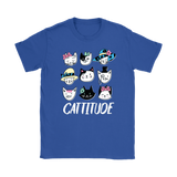 CATTITUDE Cat Faces Men's or Women's T-Shirt