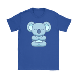 Meditating KOALA Short Sleeve T-Shirt, Men's and Women's