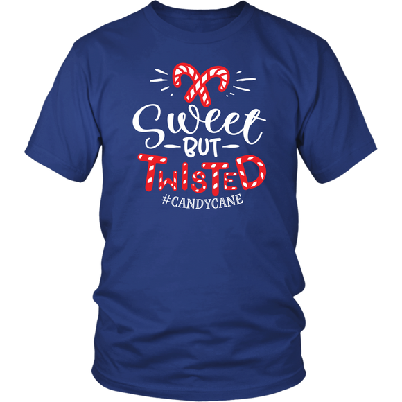 SWEET but TWISTED Candy Cane Unisex T-Shirt - J & S Graphics
