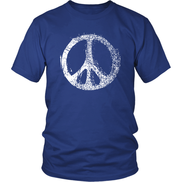 GRUNGE PEACE SIGN Unisex Short Sleeve T-Shirt - J & S Graphics