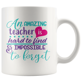 An Amazing Teacher Coffee Mug, 11oz or 15 oz - J & S Graphics