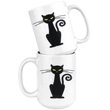 BLACK CAT Coffee Mug 11oz or 15oz