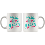 Mom of Girls Coffee Mug 11oz or 15oz