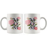 MOM Floral Coffee Mug 11oz or 15oz