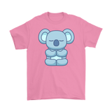 Meditating KOALA Short Sleeve T-Shirt, Men's and Women's