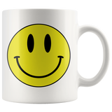 SMILEY Face COFFEE MUG 11oz or 15oz, Hippie, Retro