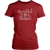 THANKFUL & BLESSED Women's T-Shirt - J & S Graphics