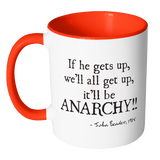 BREAKFAST CLUB ANARCHY Quote Color Accent Coffee Mug - J & S Graphics
