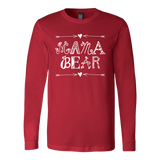 MAMA BEAR Long Sleeve T-Shirt, Canvas Brand - J & S Graphics