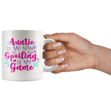AUNTIE is My NAME and SPOILING is My GAME Coffee Mug - J & S Graphics