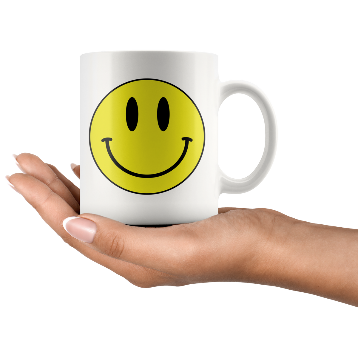 15oz Preppy daisy happy face ceramic coffee mug – The Salted Hippie Boutique