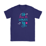 Oh How He Loves Us Men's and Women's T-Shirts, Christian, Faith