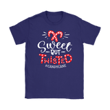 SWEET but TWISTED Candy Cane Women's T-Shirt - J & S Graphics