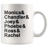 FRIENDS Name List Coffee Mug 11oz or 15oz