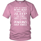 4 out of 5 Voices in my head want to sleep Unisex T-Shirt - J & S Graphics