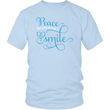 PEACE Begins with a SMILE Unisex T-Shirt - J & S Graphics