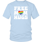 FREE MOM HUGS Pride LGBTQ Unisex Short Sleeve T-Shirt - J & S Graphics