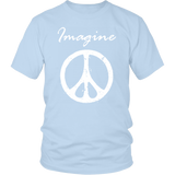 IMAGINE PEACE Short Sleeve Unisex T-Shirt - J & S Graphics