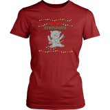 MEOWY CHRISTMAS! Women's Cat Christmas T-Shirt - J & S Graphics