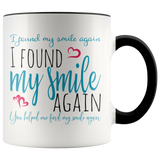I Found My Smile Again - 11 oz Color Accent Coffee Mug