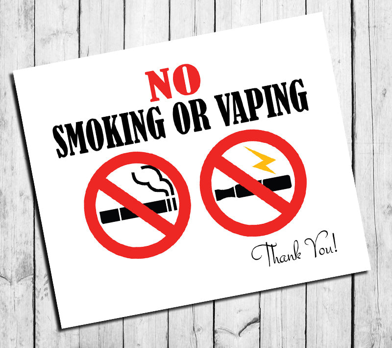 Business Sign 8x10 Instant Download No SMOKING No VAPING Instant downl Business Sign 8x10 Instant Download No SMOKING No VAPING Instant downl