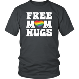 FREE MOM HUGS Pride LGBTQ Unisex Short Sleeve T-Shirt - J & S Graphics