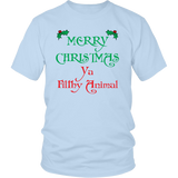 MERRY CHRISTMAS! YA FILTHY ANIMAL! Unisex T-Shirt - J & S Graphics